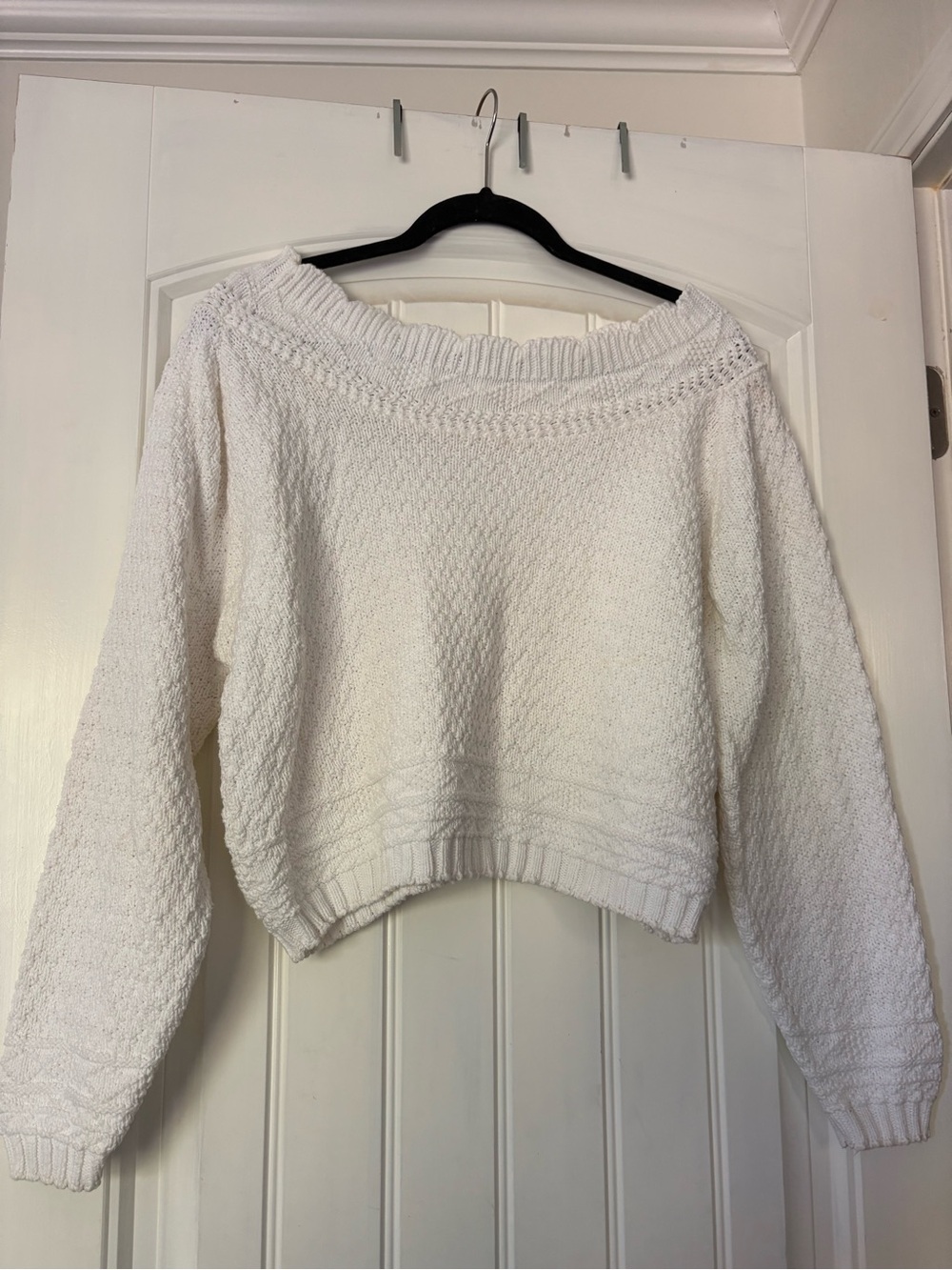White Knit Sweater - Brand